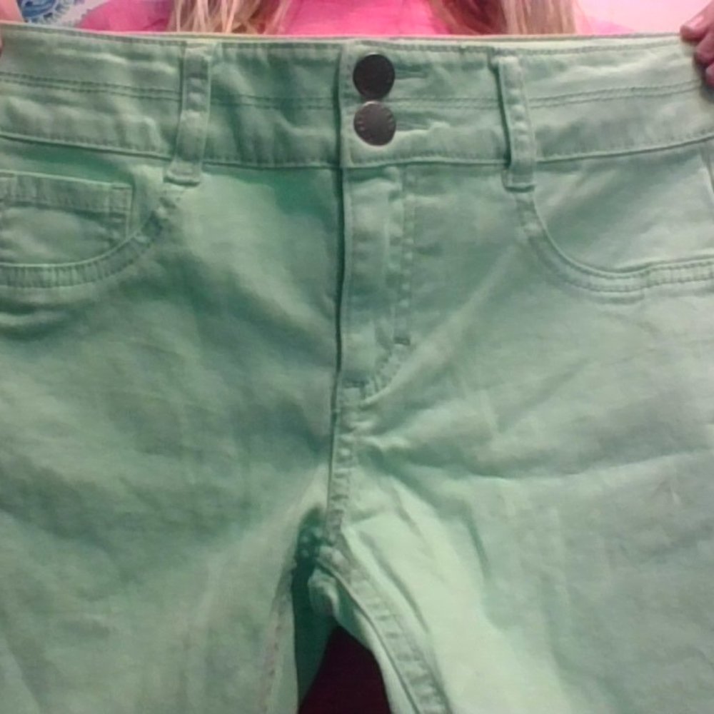 Green shorts